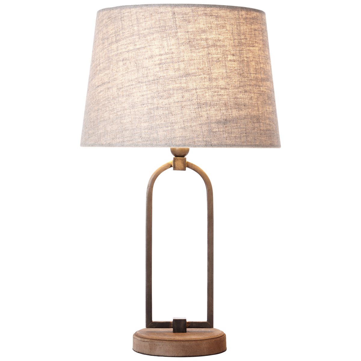 Sora 50cm Beige pöytävalaisin valmistajalta Brilliant - Valaisin on varustettu johtokytkimellä käsittelyn helpottamiseksi ja liitäntäkaapelin pituus on noin 1,8 metriä.