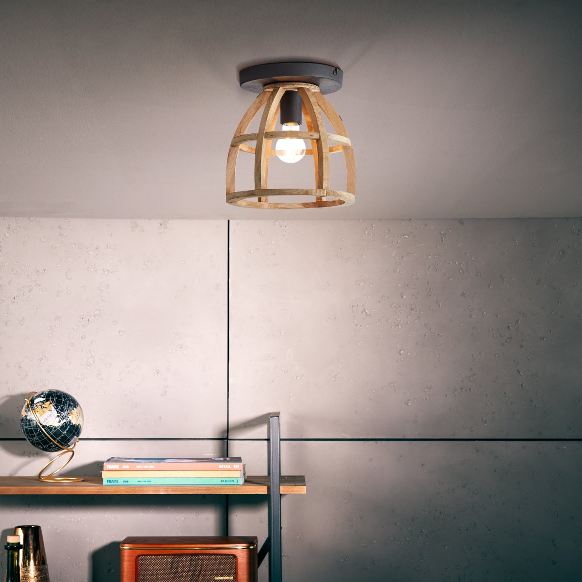 Matrix Nature Ø25 Puu plafondi valmistajalta Brilliant - Matrix Nature -kattovalaisin on kaunis yhdistelmä luonnonpuuta ja maalaismaista muotoilua, joka luo kotiisi ainutlaatuisen tunnelman.