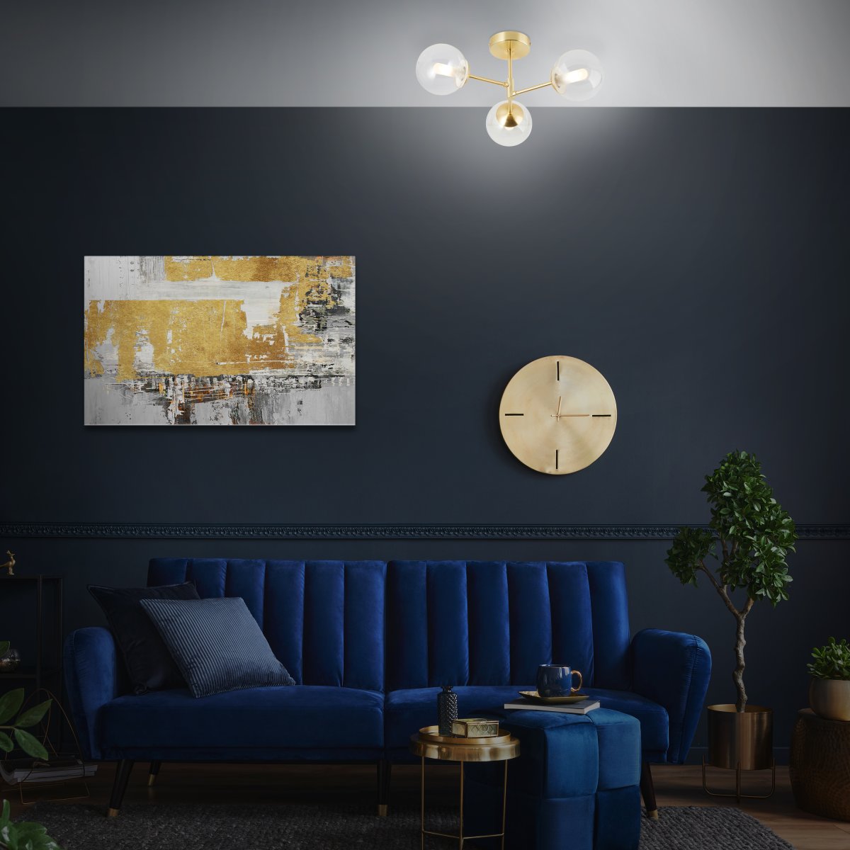 Gitse Ø50 Matta kulta kylpyhuoneen valaisin valmistajalta Brilliant - 