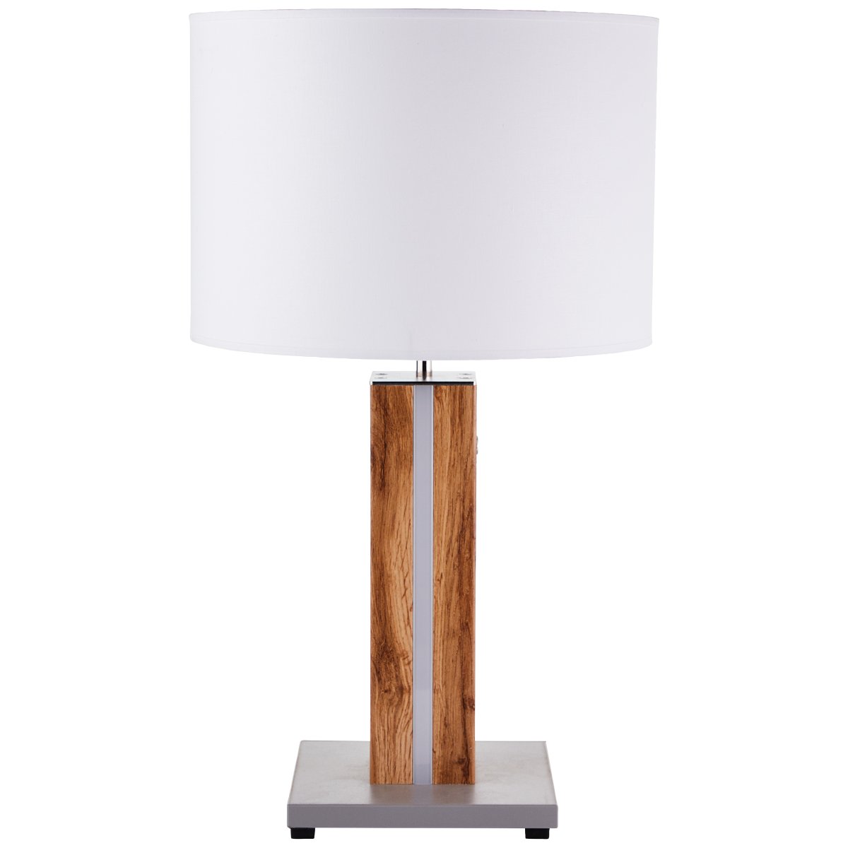 Magnus 55cm Vaalea puu pöytävalaisin valmistajalta Brilliant - Magnus-p&ouml;yt&auml;valaisin yhdist&auml;&auml; toimivuuden ja tyylin puisessa jalassa, jossa on sis&auml;&auml;nrakennettu himmennett&auml;v&auml; LED-valaistus l&auml;mpim&auml;n valkoisen valon kanssa.