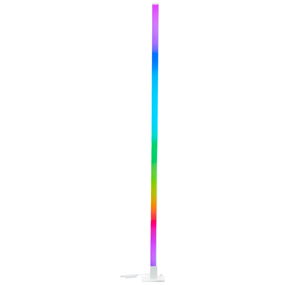 Neele Valkoinen lattiavalaisin valmistajalta Brilliant - LED-lattiavalaisin Neele RGB-valaistuksella tarjoaa dynaamisen valon leikin, joka voidaan mukauttaa erilaisiin tunnelmiin ja väriyhdistelmiin.