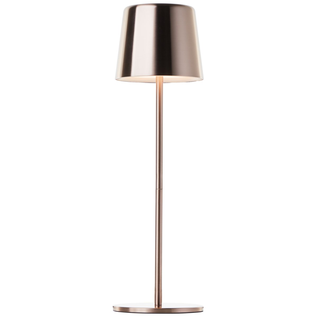 Xaana 37cm Vaaleaa kuparia Siirrettävä valmistajalta Brilliant - Integroidun USB-portin ansiosta lamppu on helppo ladata ja k&auml;ytt&auml;&auml; joustavasti.