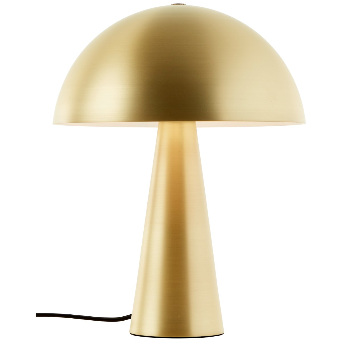 Sigrun 33cm Matta kulta pöytävalaisin valmistajalta Brilliant - Sigrun-p&ouml;yt&auml;valaisin on tyylik&auml;s ja elegantti metallivalaisin, jossa on moderni mattakullanv&auml;rinen viimeistely.