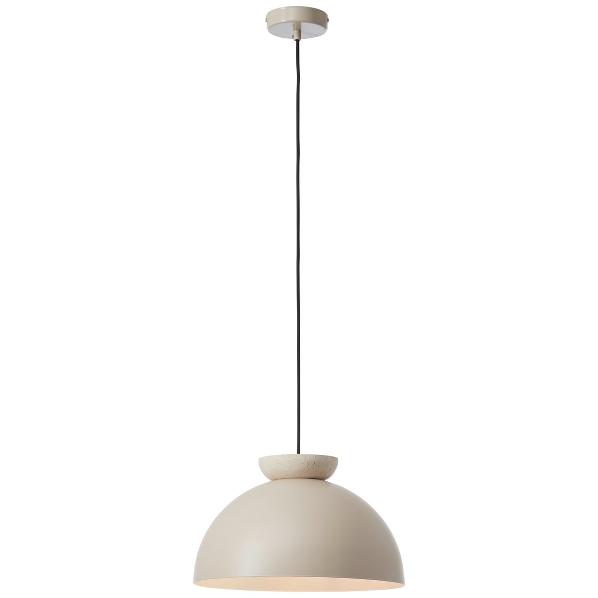Nalam Ø35 Beige kattovalaisin valmistajalta Brilliant - Sopii täydellisesti olohuoneeseen, keittiöön tai ruokasaliin ja tarjoaa tasaisen ja miellyttävän valon.
