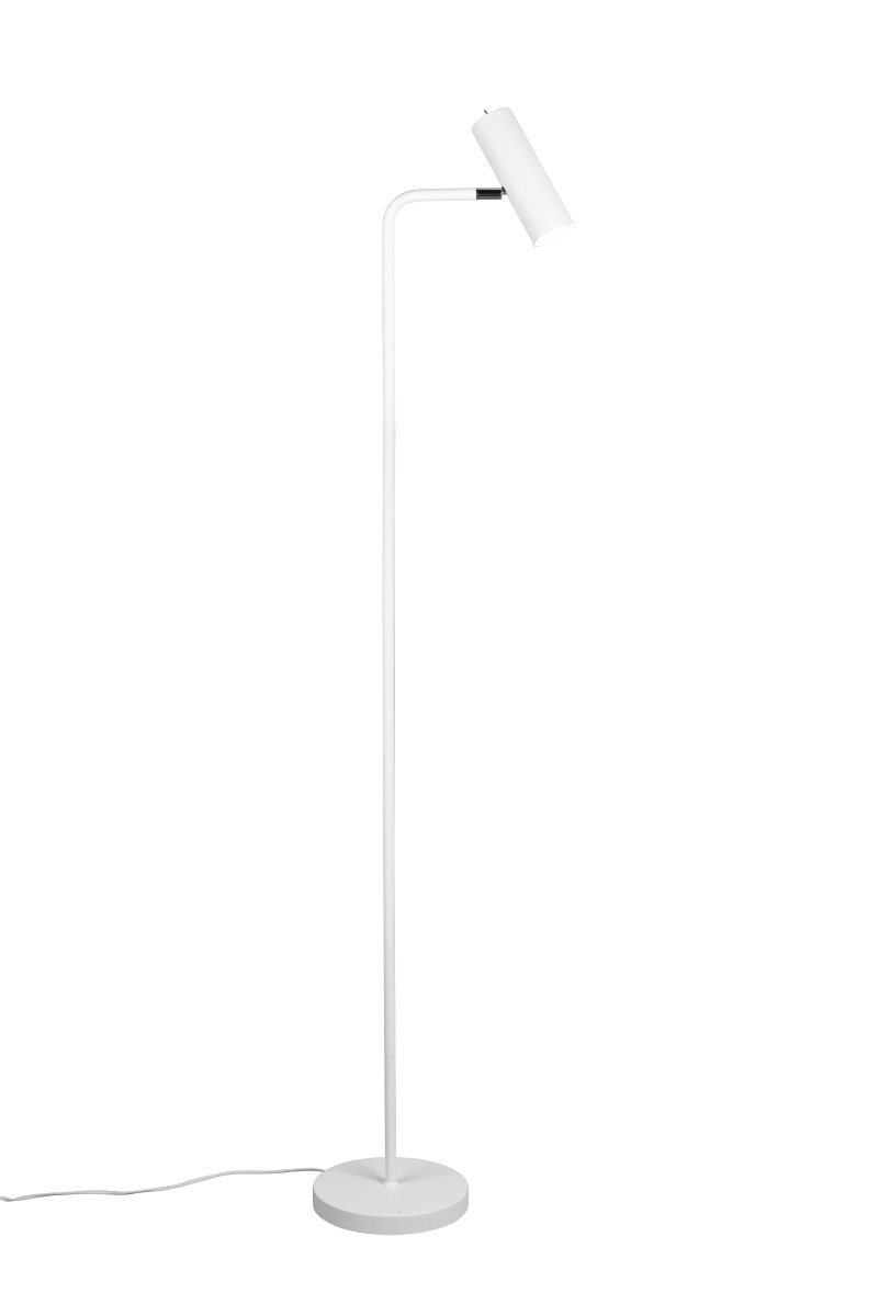 Marley Valkoinen lattiavalaisin valmistajalta Trio Lighting - Minimalistinen lattiavalaisin MARLEY puhtaine linjoineen ja ajattoman muotoilunsa kanssa keskittää valon ja luo tunnelmallisia aksentteja.