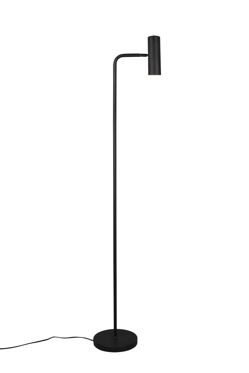 Marley Musta lattiavalaisin valmistajalta Trio Lighting - Minimalistinen lattiavalaisin MARLEY puhtaine linjoineen ja ajattoman muotoilunsa kanssa keskittää valon ja luo tunnelmallisia aksentteja.