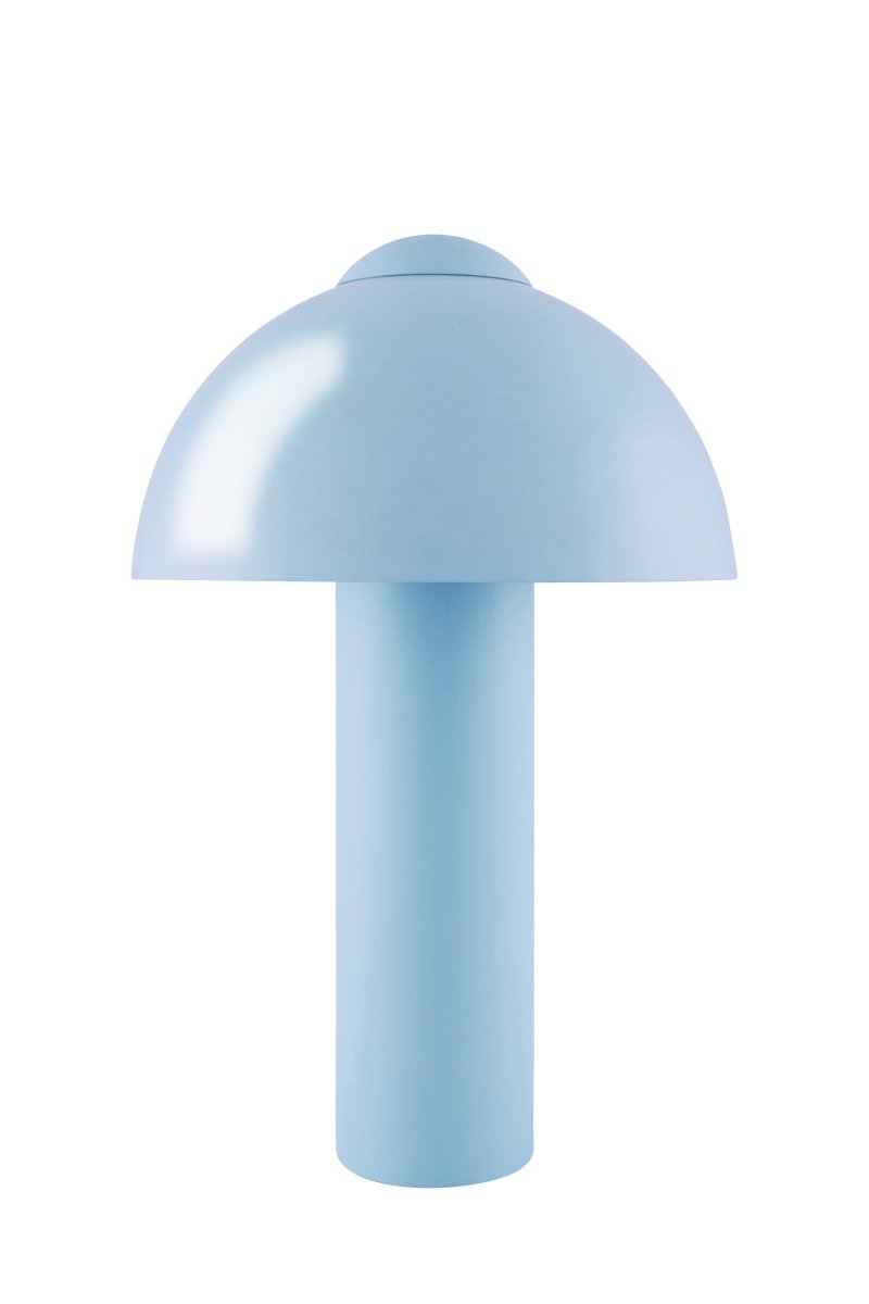 Buddy 36cm Vaaleansininen pöytävalaisin valmistajalta Globen Lighting - Buddy-valaisimessa on alaspäin suuntautuva ja miellyttävä valo.