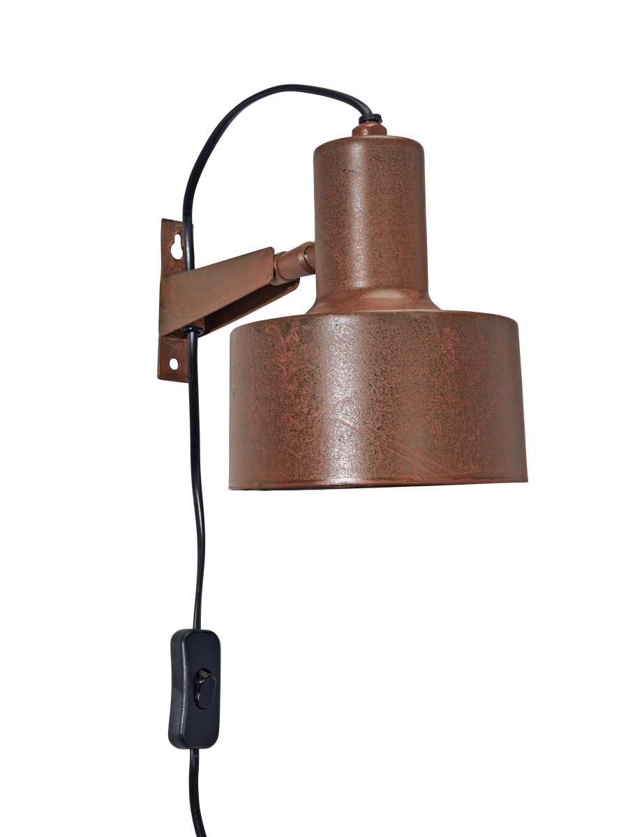 Solo 23cm Ruoste seinävalaisin valmistajalta PR Home - Seinävalaisin Solo on pieni metalliseinävalaisin säädettävällä varjostimella.