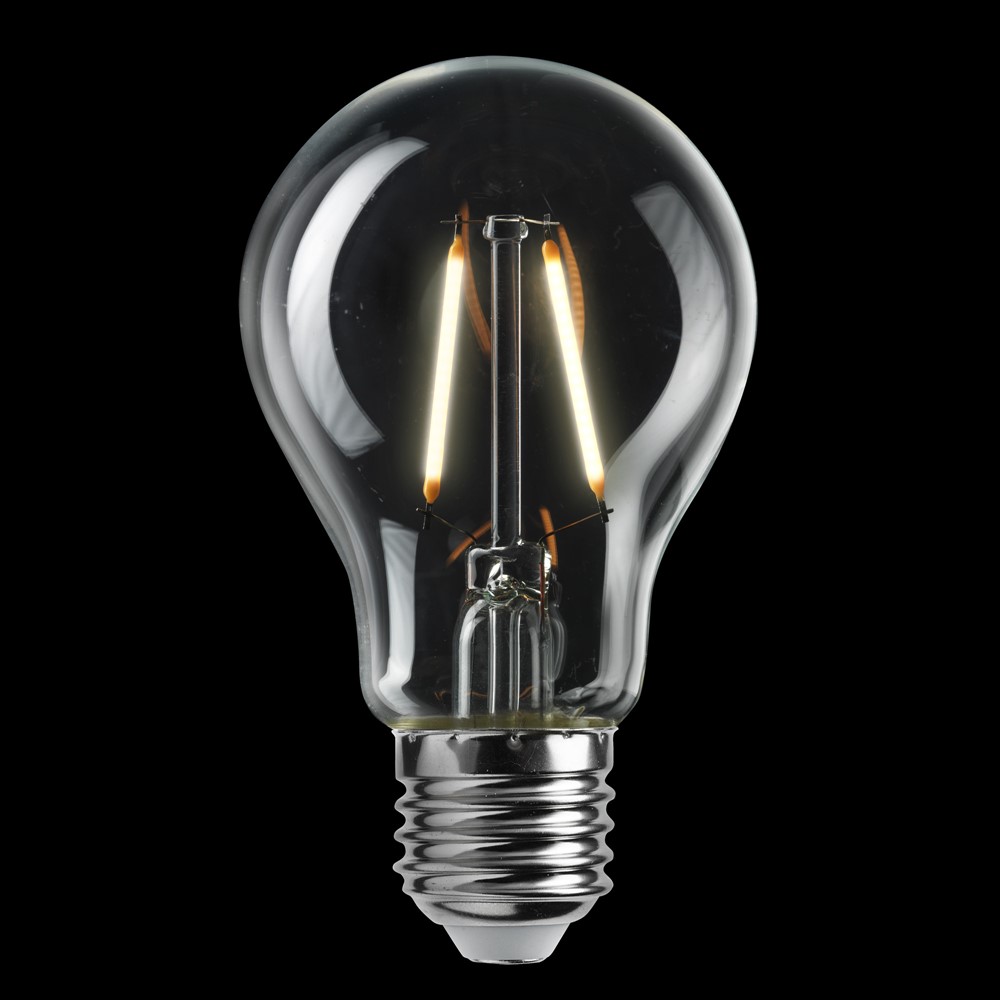 E27 normal 0,8W 2700K Läpinäkyvä valmistajalta Unison - Tämä CLASSIC normaali kirkas LED-lamppu, jossa on E27-kanta ja vain 0,8 W teho, on täydellinen valinta energiatehokkaaseen valaistukseen.