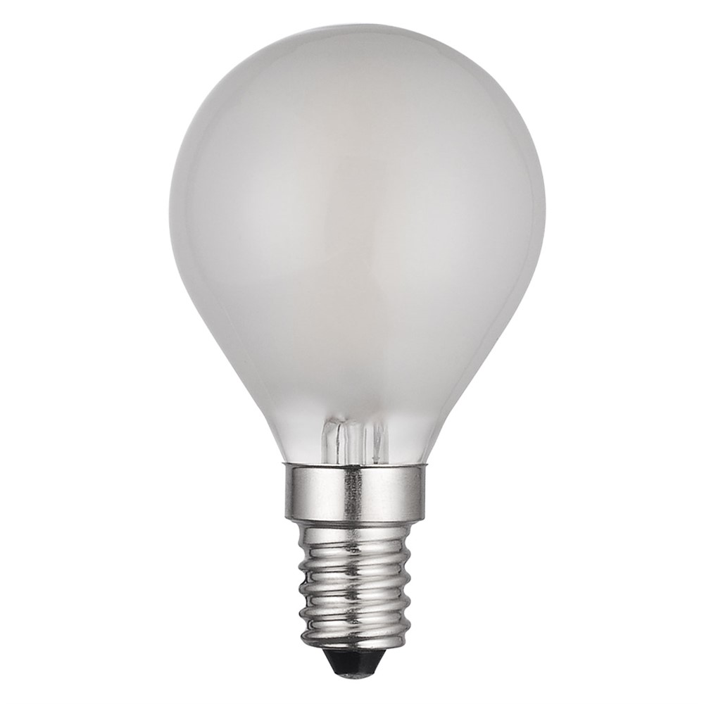 LED E14 pallolamppu matta 4W 2700K Valkoinen valmistajalta Unison - CLASSIC globe matta E14 valonl&auml;hde tehoste 4W ja l&auml;mmin valo p&aring; 2700K tarjoaa pehme&auml;n ja miellytt&auml;v&auml;n valon levi&auml;misen.