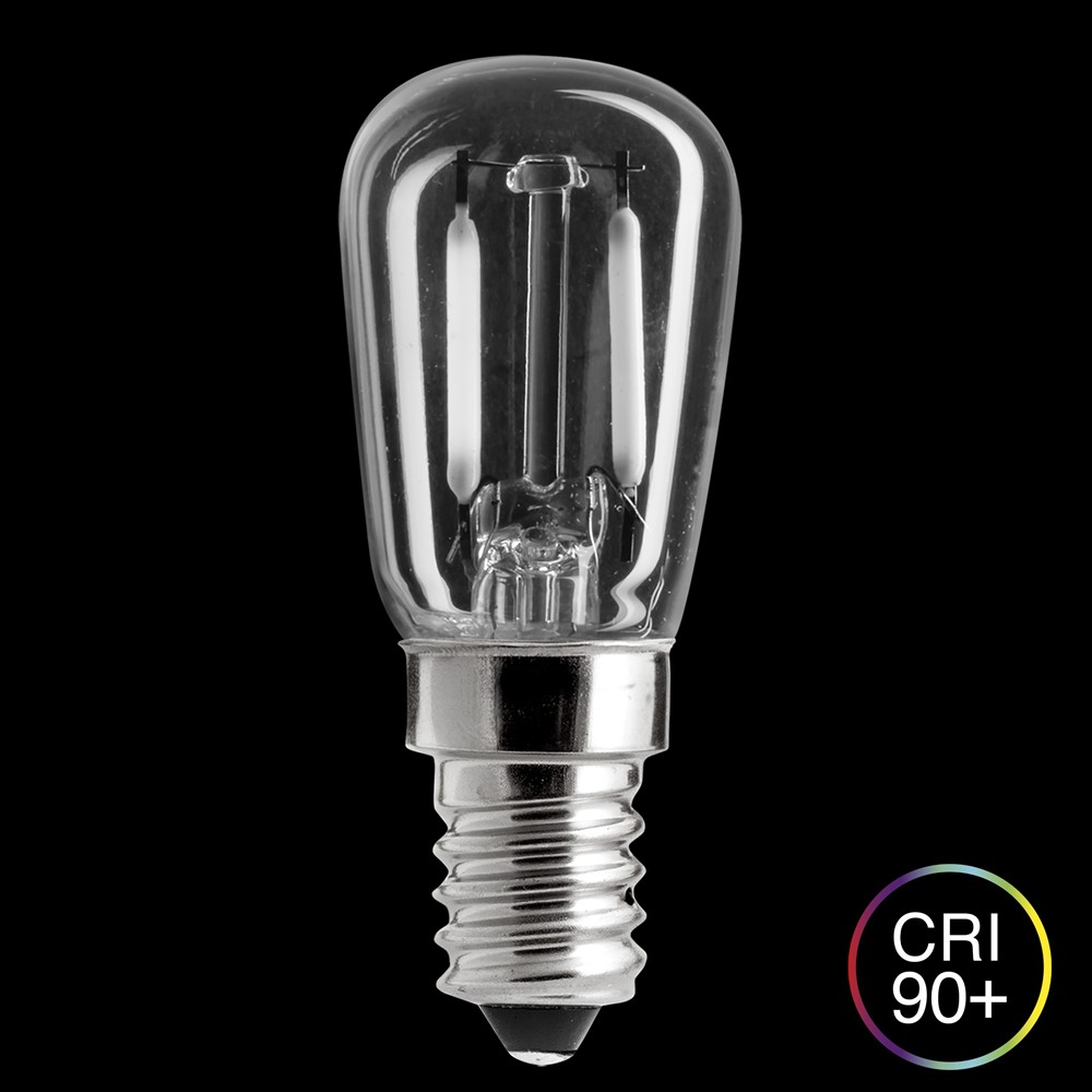 LED E14 pisaralamppu 1,5W 2700K himmennettävä Läpinäkyvä valmistajalta Unison - 