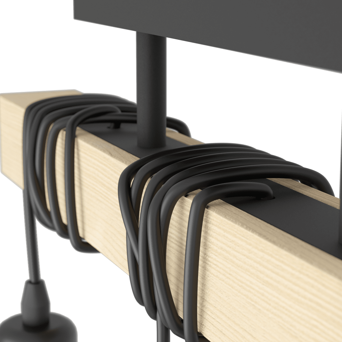 Townshend 55cm Puu plafondi valmistajalta Eglo - Townshend-kattovalaisin yhdist&auml;&auml; metallia ja puuta rustiikkisella ja modernilla muotoilulla.