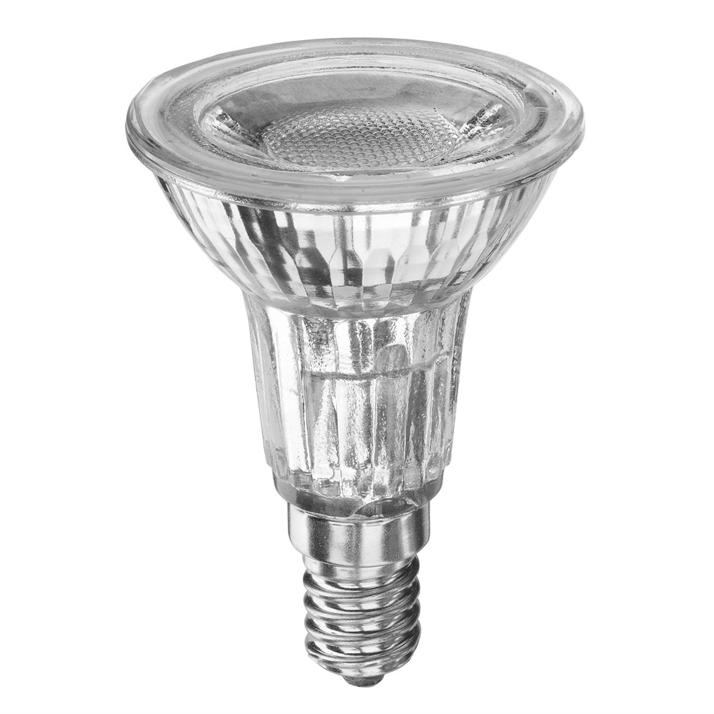 E14 LED PAR16 5W 2700K Himmennettävä Läpinäkyvä valmistajalta Unison - Se on ihanteellinen sek&auml; yleis- ett&auml; korostusvalaistukseen, ja sen kompakti muotoilu tekee siit&auml; t&auml;ydellisen pienempiin valaisimiin.