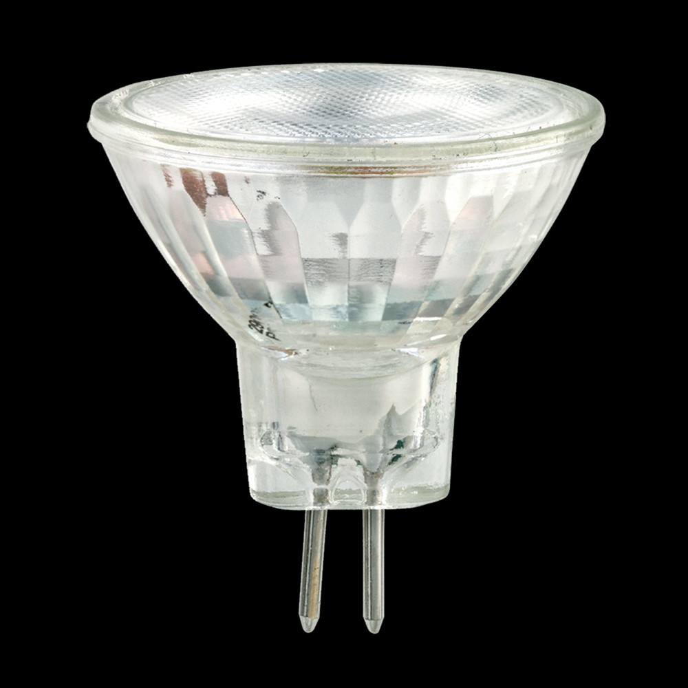 MR11 GU4 2W 2700K Himmennettävä Läpinäkyvä valmistajalta Unison - LED MR11 GU4 12V AC/DC 2W on kompakti ja energiatehokas valonl&auml;hde, joka antaa l&auml;mpim&auml;n ja miellytt&auml;v&auml;n valon p&auml;&auml;ll&auml;.