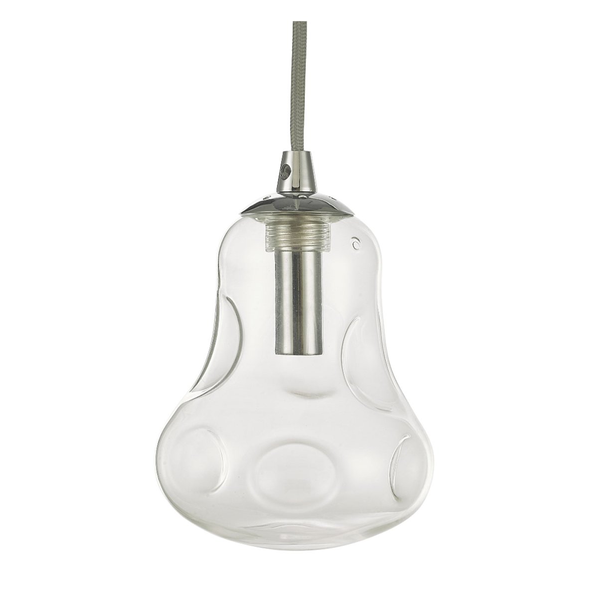 Junis Ø10 Selkeä ikkunavalaisin valmistajalta Oriva - Selke&auml;ll&auml; varjostimella ja tyylikk&auml;ill&auml; hopeisilla yksityiskohdilla se luo tunnelmallisen valon, joka antaa ylellisen ilmeen mihin tahansa huoneeseen.