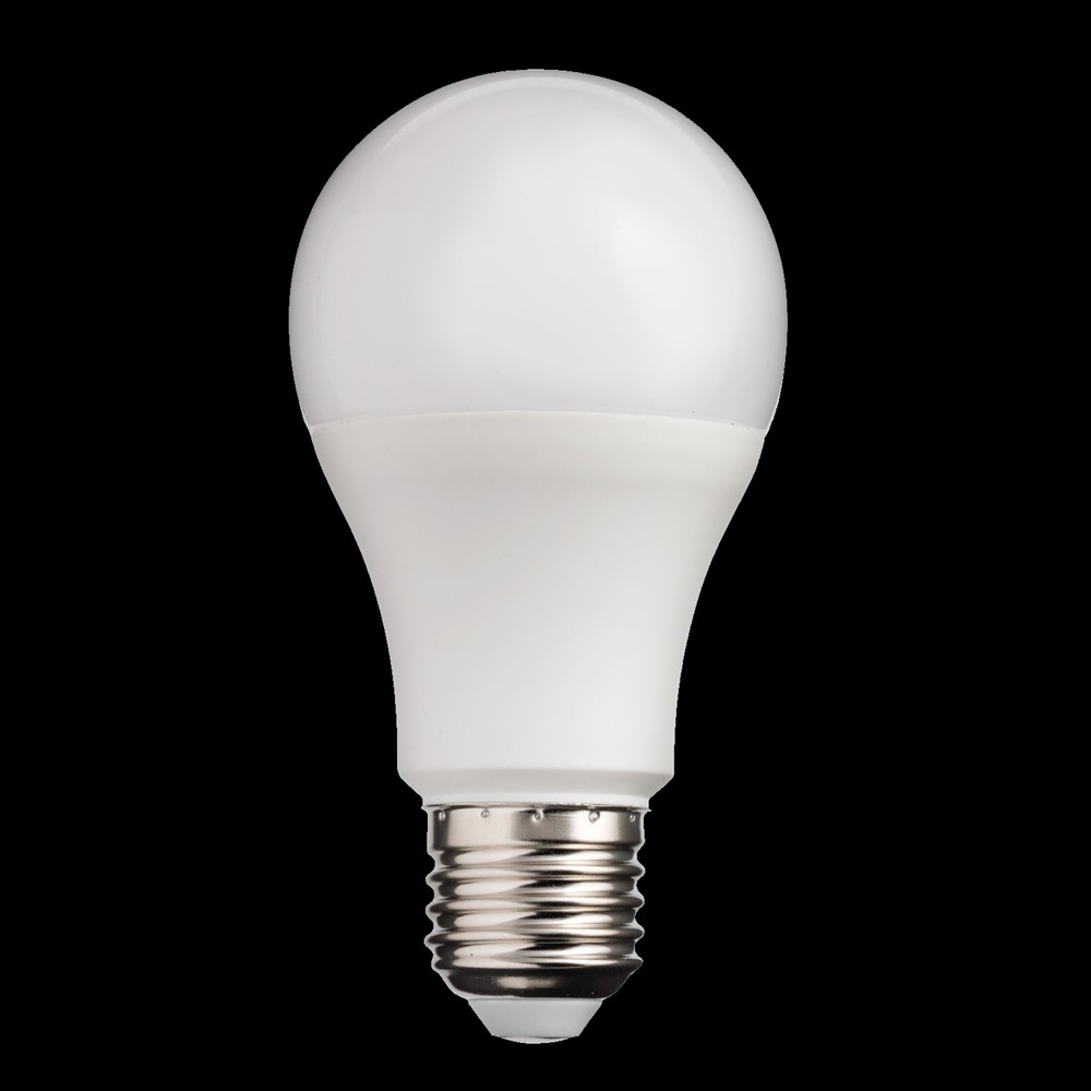 E27 liiketunnistinlamppu 9W 3000K Valkoinen valmistajalta Unison - T&auml;m&auml; normaali opaalisensorin valonl&auml;hde liiketunnistimella on energiatehokas valinta, jonka vaikutus on: 9W ja l&auml;mmin valkoinen valo 3000K.