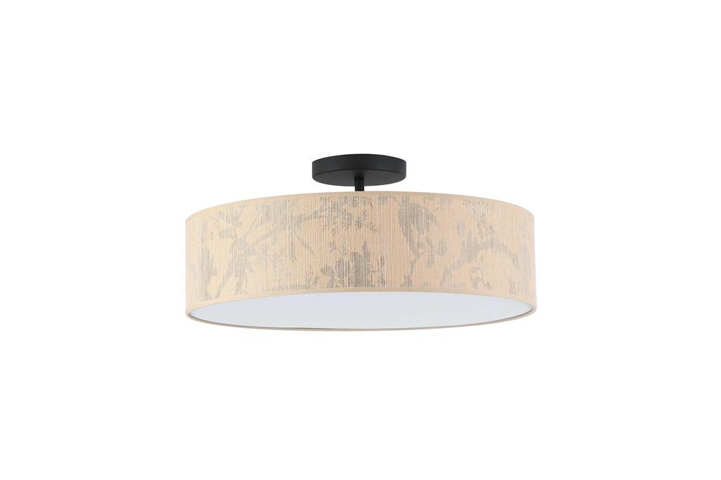 Isla Ø55 Vaaleanruskea plafondi valmistajalta Searchlight - Isla on kaunis kattovalaisin, jonka varjostin on valmistettu ympäristöystävällisestä kierrätyspaperista ja koristeltu pehmeällä lehtikuviolla luonnonsävyissä – täydellinen lämpimän ja rauhoittavan tunnelman luomiseen.