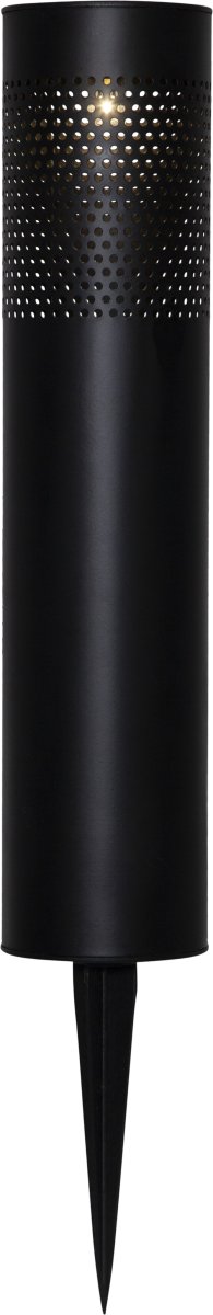 Blace Musta aurinkokennolamppu valmistajalta Star Trading - Blace-aurinkokennopollari on koristeellinen ja tyylikäs valaisin puutarhoihin ja kävelyteille.