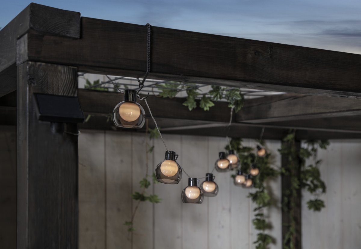 Smoky Läpinäkyvä aurinkokennolamppu valmistajalta Star Trading - 