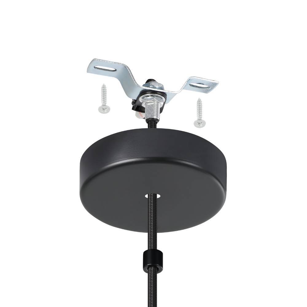 Truro Ø20 Musta kattovalaisin valmistajalta Eglo - Valaisimen minimalistinen muotoilu helpottaa sen yhdistämistä eri sisustustyyleihin ja antaa huoneeseen ripauksen teollista charmia ja lämpöä.