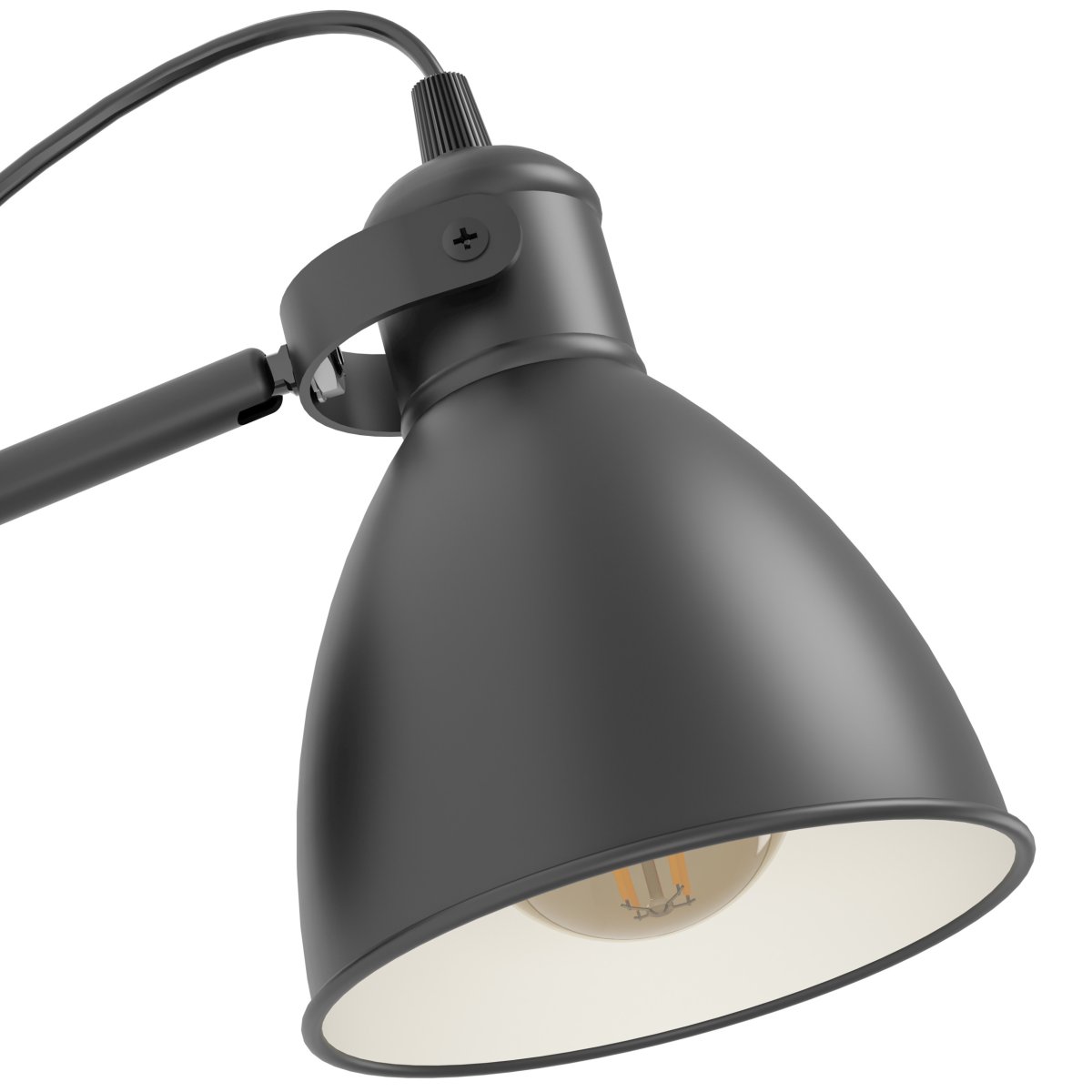 Priddy 22cm Musta seinävalaisin valmistajalta Eglo - Priddy-sein&auml;valaisin on tyylik&auml;s mustasta metallista valmistettu valaisin, jossa on klassinen teollinen muotoilu.