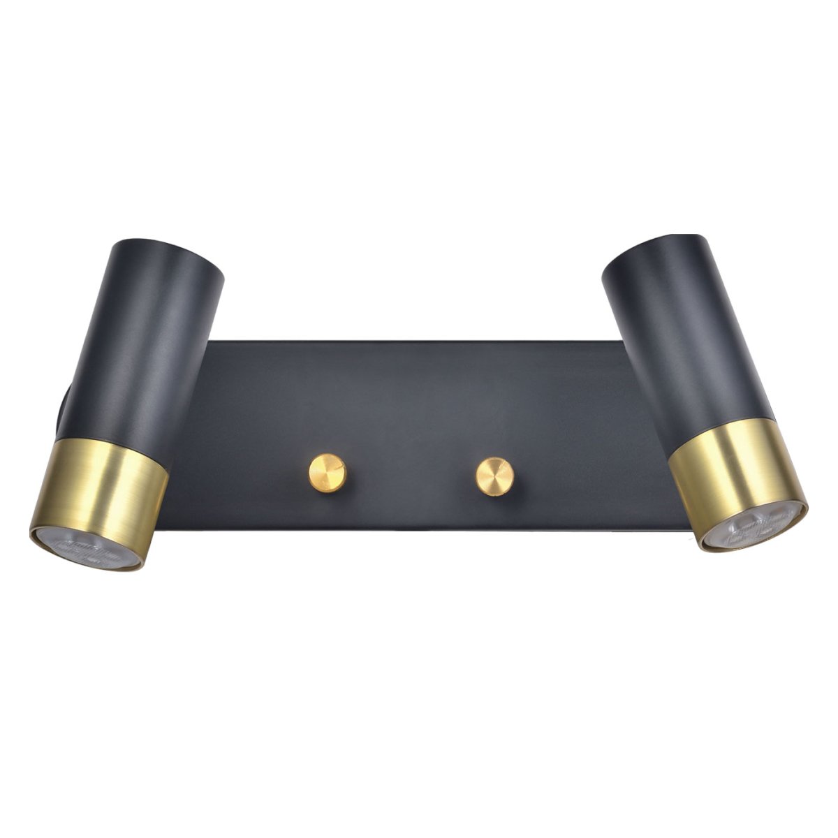 Mini II Musta messinki lukulamppu valmistajalta Oriva - Mini II -sein&auml;valaisin mustaa metallia kultaisilla yksityiskohdilla on k&auml;yt&auml;nn&ouml;llinen ja tyylik&auml;s valaistusratkaisu.