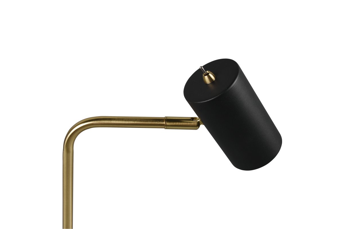 Marley 45cm Matta messinki työpöytävalaisin valmistajalta Trio Lighting - Moderni mattamustan ja matta messingin yhdistelmä tarjoaa tyylikkäitä kontrasteja ja korostaa sisustusta.