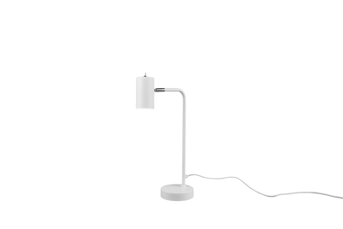 Marley 45cm Valkoinen työpöytävalaisin valmistajalta Trio Lighting - Minimalistinen MARLEY-pöytävalaisin, jossa on selkeät linjat ja tyylikäs muotoilu, luo tunnelmallisia valoaksentteja.