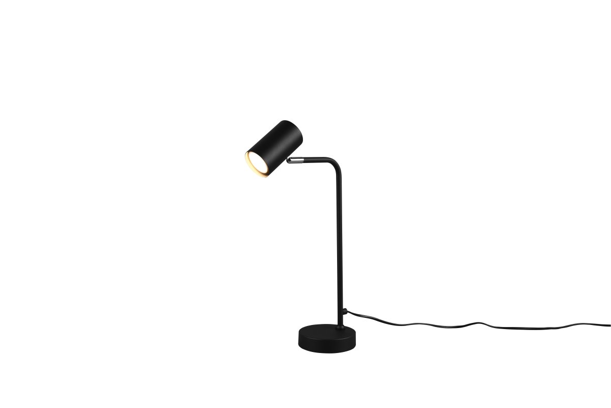 Marley 45cm Musta työpöytävalaisin valmistajalta Trio Lighting - Minimalistinen MARLEY-pöytävalaisin, jossa on selkeät linjat ja tyylikäs muotoilu, luo tunnelmallisia valoaksentteja.