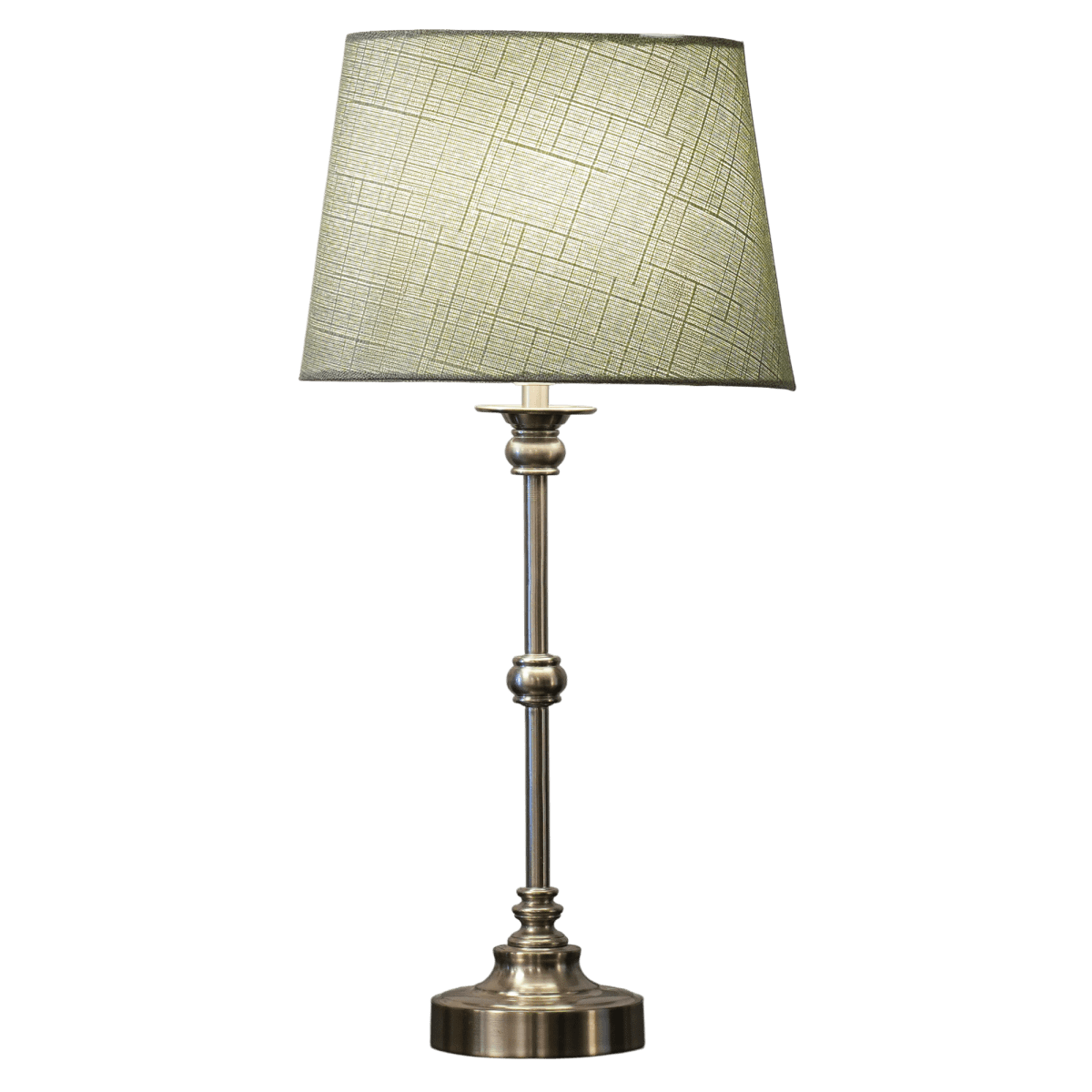 Axel Mini 50cm Hopea/vihreä pöytävalaisin valmistajalta Lampan - Axel mini on elegantti p&ouml;yt&auml;valaisin, jolla on klassinen ilme ja koristeelliset yksityiskohdat.