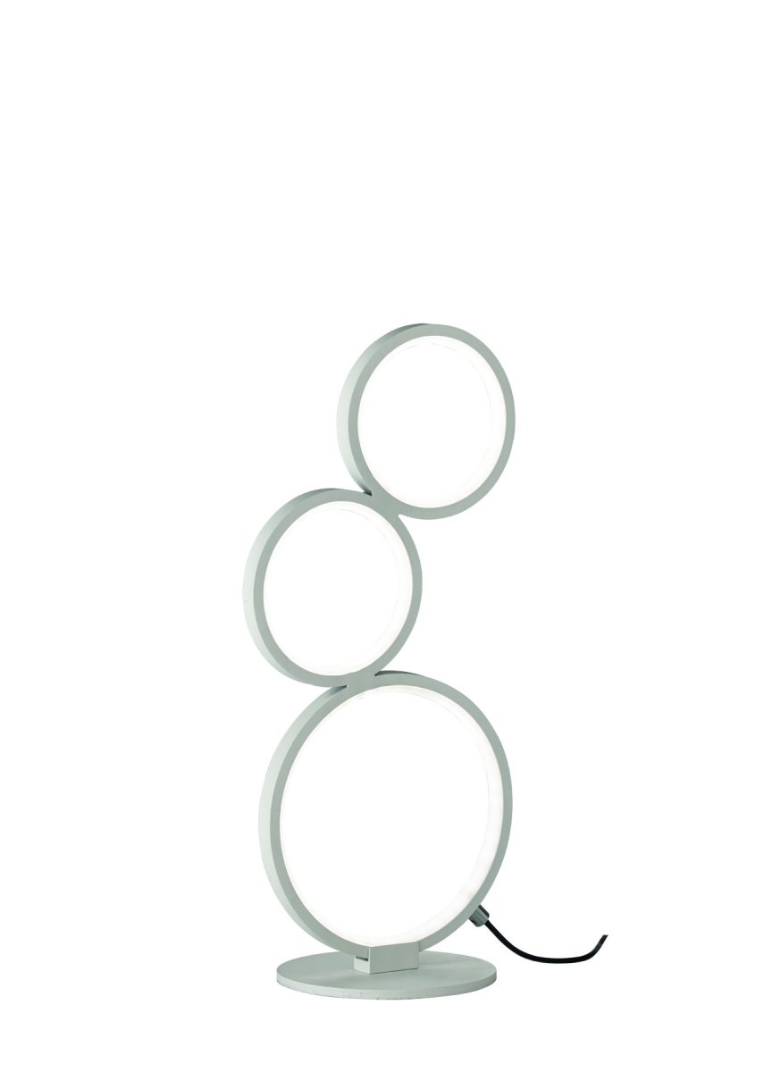 Rondo 45cm Valkoinen pöytävalaisin valmistajalta Trio Lighting - 45 cm korkeassa lampussa on integroitu johtokytkimell&auml; ohjattava himmennin, joten valon kirkkautta voi s&auml;&auml;t&auml;&auml; joustavasti.