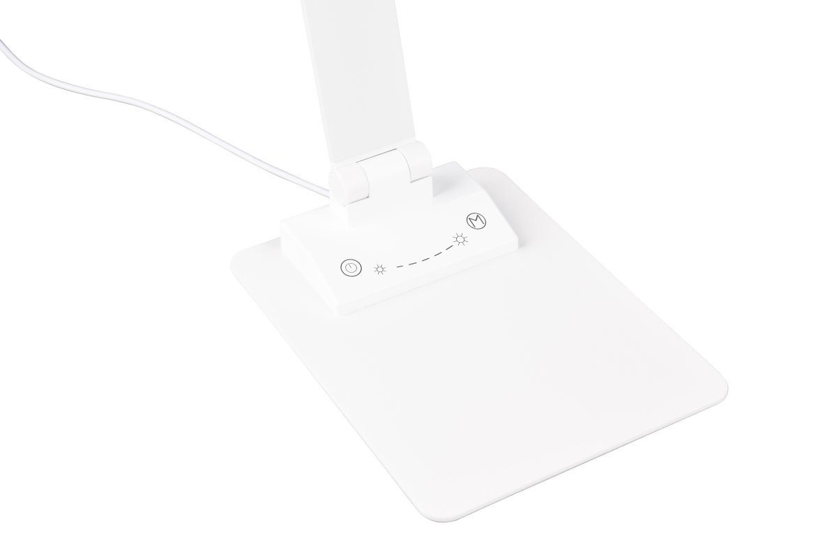 Travis 70cm Valkoinen työpöytävalaisin valmistajalta Trio Lighting - Valaisimen kosketustoiminto mahdollistaa paitsi valon nopean kytkemisen päälle ja pois päältä, myös valon värin portaattoman säätämisen lämpimästä valkoisesta viileään valkoiseen.