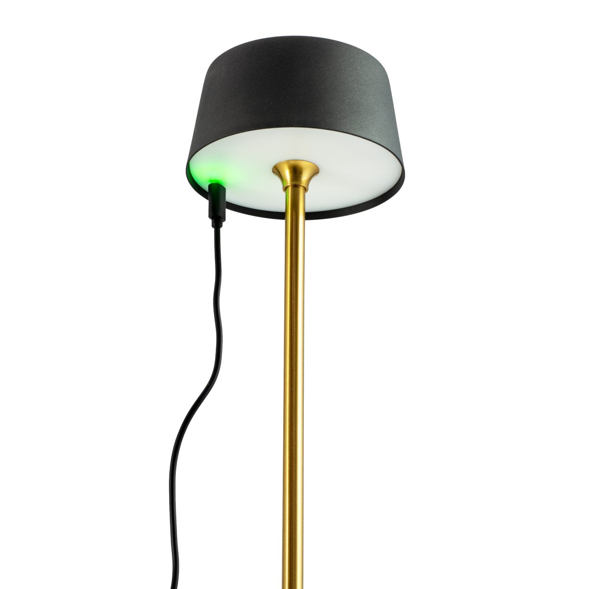 Yoyo LED 33cm Messinki Siirrettävä valmistajalta Dyberg Larsen - Yoyo-p&ouml;yt&auml;valaisin on tyylik&auml;s valaisin sinulle, joka haluat luoda tunnelmaa sek&auml; valolla ett&auml; designilla kotiisi.