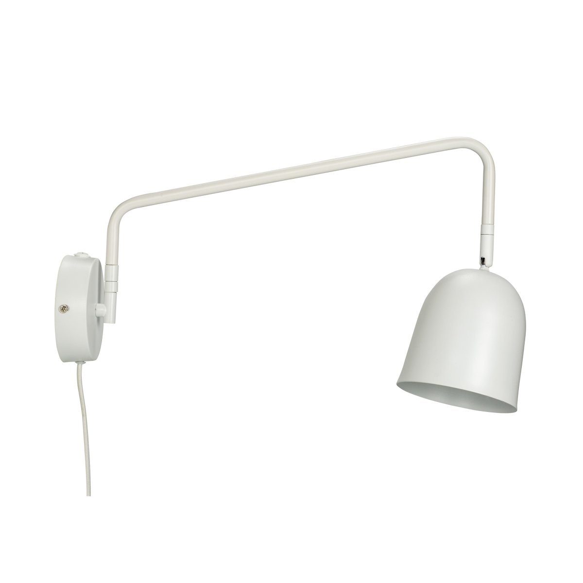 Manchester 45cm Valkoinen seinävalaisin valmistajalta Dyberg Larsen - Manchester-sein&auml;valaisin on kaunis ja yksinkertainen sein&auml;valaisin, jonka et&auml;isyys sein&auml;&auml;n on reilu.