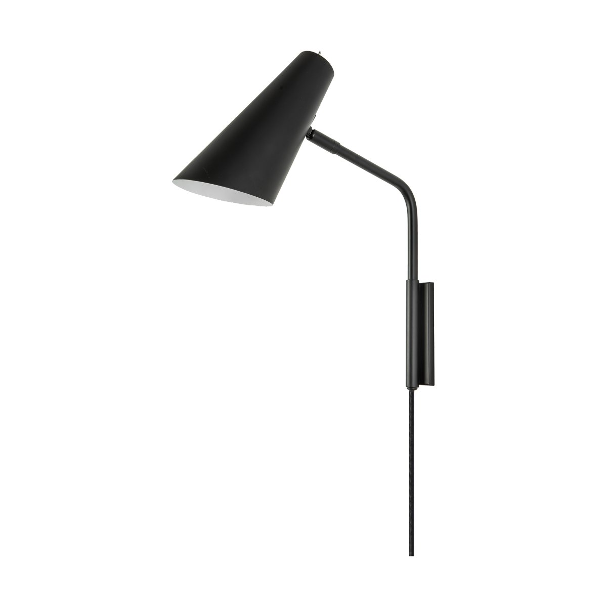 Noa 38cm Musta seinävalaisin valmistajalta Dyberg Larsen - Noa on sarja, jossa on tyylik&auml;s ja minimalistinen ilme.