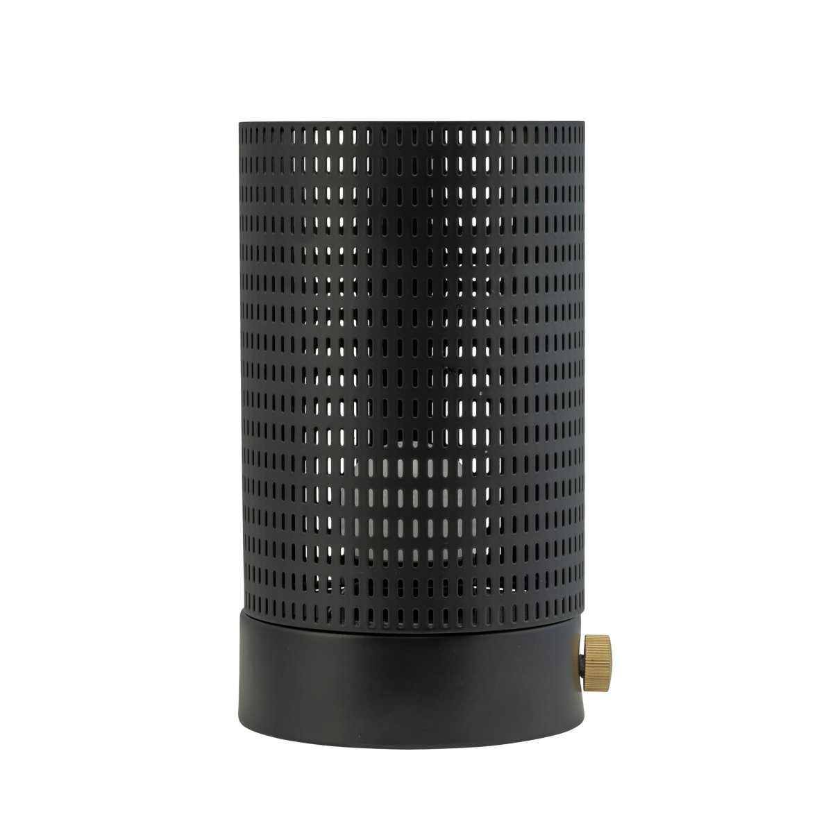 Mesh 20cm Musta Siirrettävä valmistajalta Dyberg Larsen - Mesh on ladattava ja siin&auml; on sis&auml;&auml;nrakennettu LED-valaistus, joten sinun ei tarvitse ostaa hehkulamppuja.
