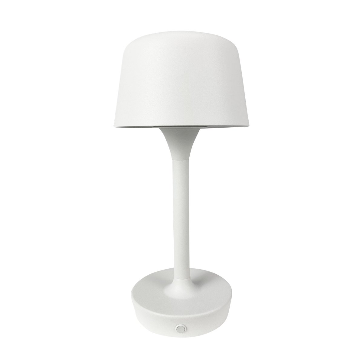 Flow 25cm Valkoinen Siirrettävä valmistajalta Dyberg Larsen - Se ladataan USB-C-kaapelilla (sovitin ei sisälly toimitukseen), ja se on suojattava kosteudelta; se on IP20-sertifioitu.