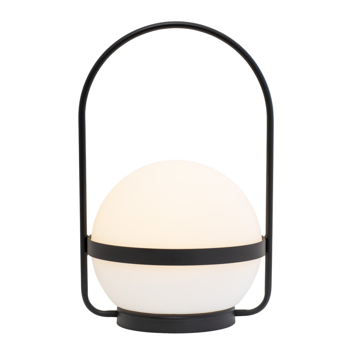 Summer 36cm Musta Siirrettävä valmistajalta Dyberg Larsen - Aurinkokennolla toimiva kesäpöytävalaisin on ladattava LED-lamppu, joka voidaan ladata sekä aurinkokennojen että USB:n kautta.