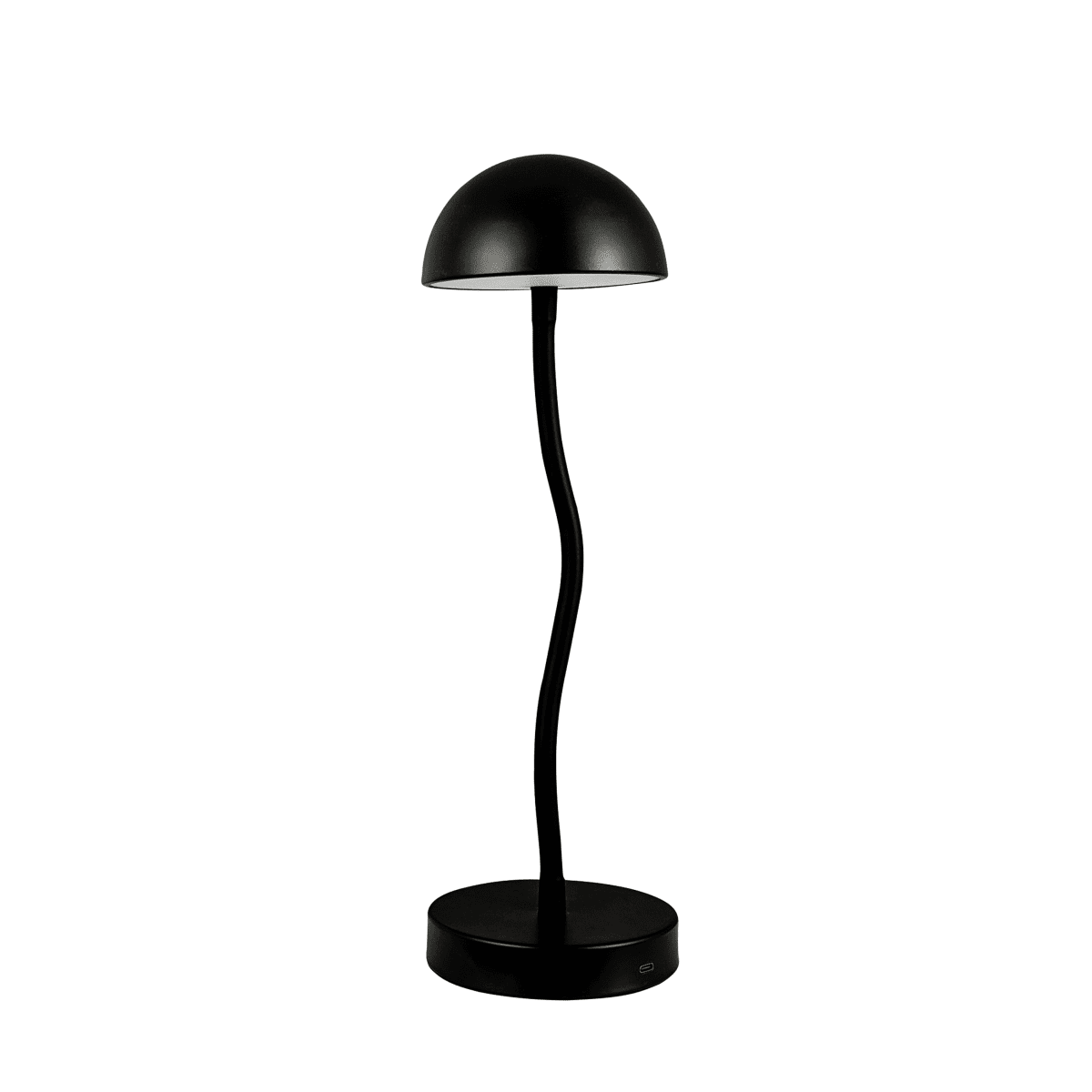 Fonzy 38cm Musta Siirrettävä valmistajalta Dyberg Larsen - Fonzy bordslampa &auml;r b&aring;de rolig och praktisk, och dess flexibilitet g&ouml;r den till ett perfekt val f&ouml;r den som vill ha en lampa som &auml;r b&aring;de funktionell och stilren.