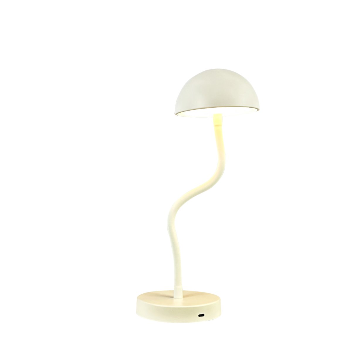 Fonzy 38cm Valkoinen Siirrettävä valmistajalta Dyberg Larsen - Fonzy bordslampa &auml;r b&aring;de rolig och praktisk, och dess flexibilitet g&ouml;r den till ett perfekt val f&ouml;r den som vill ha en lampa som &auml;r b&aring;de funktionell och stilren.