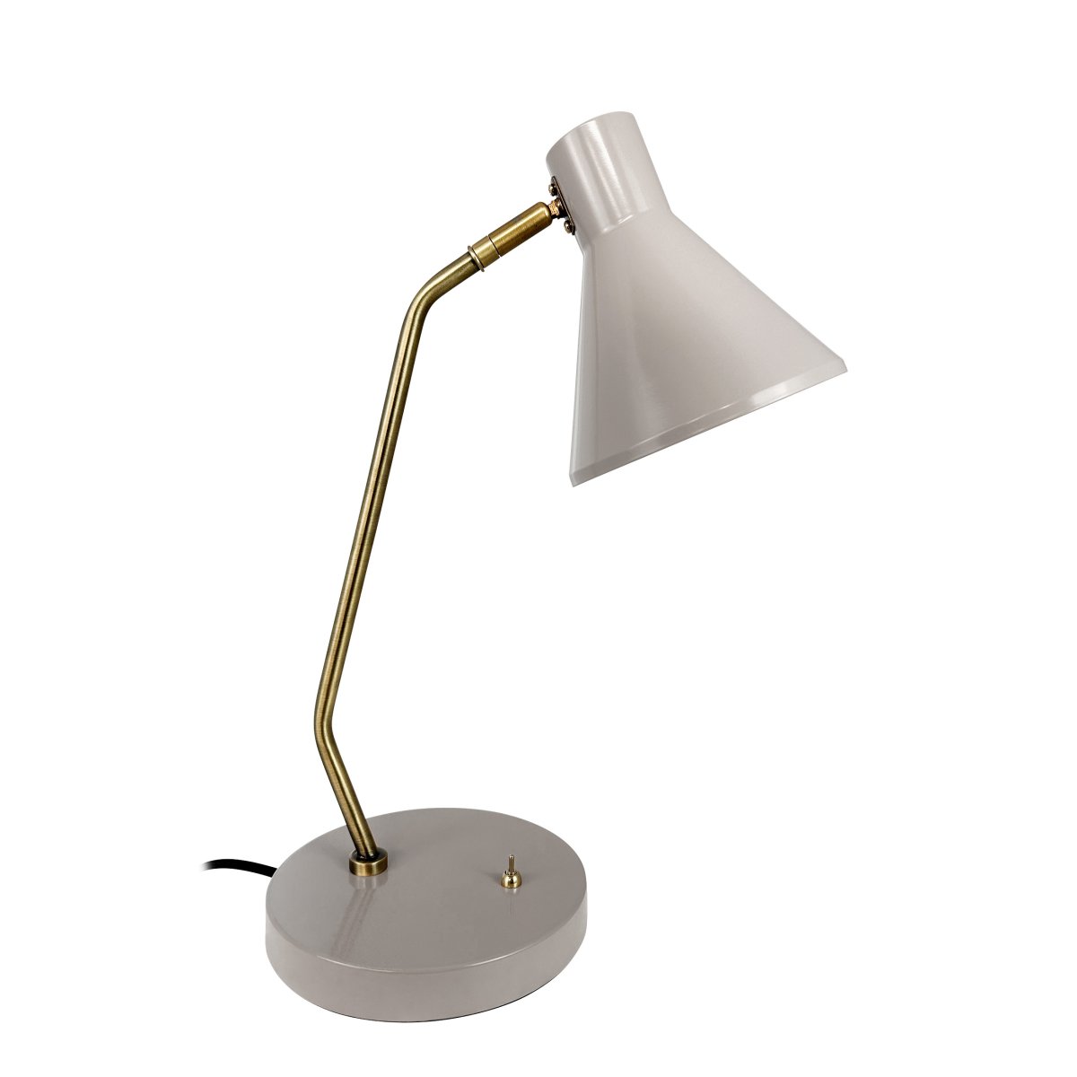 Sleep 43cm Kiiltävä beige työpöytävalaisin valmistajalta Dyberg Larsen - T&auml;m&auml; p&ouml;yt&auml;valaisin yhdist&auml;&auml; yksinkertaiset linjat ja toiminnot rauhoittavan ja miellytt&auml;v&auml;n valon luomiseksi ymp&auml;rist&ouml;&ouml;si.