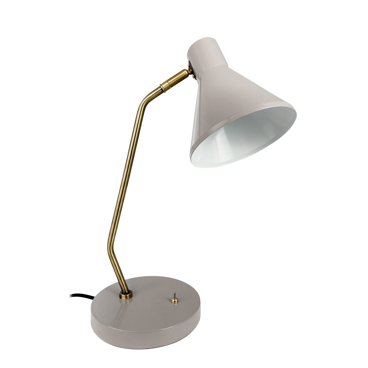 Sleep 43cm Kiiltävä beige työpöytävalaisin valmistajalta Dyberg Larsen - T&auml;m&auml; p&ouml;yt&auml;valaisin yhdist&auml;&auml; yksinkertaiset linjat ja toiminnot rauhoittavan ja miellytt&auml;v&auml;n valon luomiseksi ymp&auml;rist&ouml;&ouml;si.