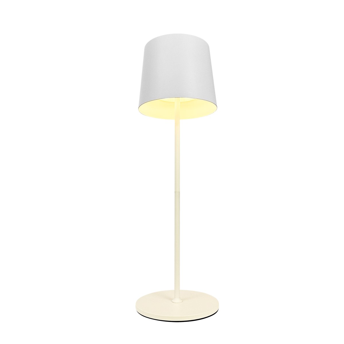 Karl 37cm Valkoinen Siirrettävä valmistajalta Dyberg Larsen - Lamppu on helppo ladata USB-C:n kautta, ja se on saatavana tyylikkäinä väreinä, kuten musta ja valkoinen.