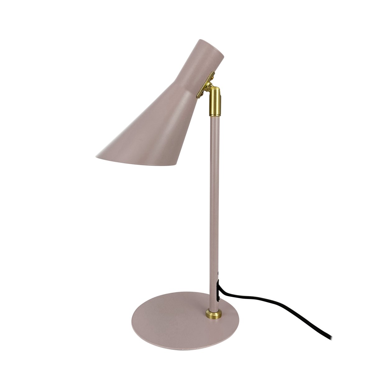 DL12 Mini 40cm Beige työpöytävalaisin valmistajalta Dyberg Larsen - Se on varustettu sekä käännettävällä että kallistettavalla varjostimella, joten valoa on helppo kohdistaa tarpeen mukaan.