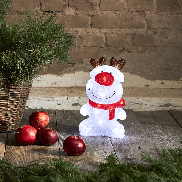 Crystalo Poro Valkoinen valmistajalta Star Trading - Hauska koristelu puutarhaan ja sis&auml;&auml;nk&auml;ynnille.