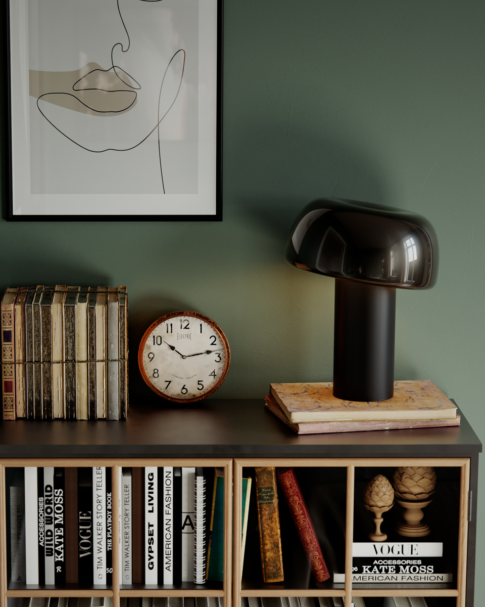 Lean on Me 40cm Musta valmistajalta By Rydéns - Lean on Me on t&auml;ydellinen yhdistelm&auml; muotoa ja toiminnallisuutta ja ihanteellinen valaistusratkaisu mihin tahansa moderniin kotiin.