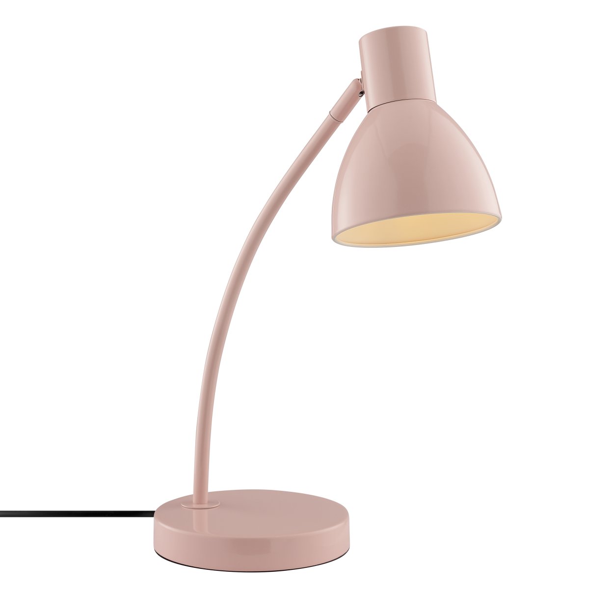 Jerry 43cm Vaaleanpunainen työpöytävalaisin valmistajalta Brilliant - Jerry on käytännöllinen ja ajaton pöytävalaisin, joka on valmistettu kokonaan lakatusta metallista vaaleanpunaisena.