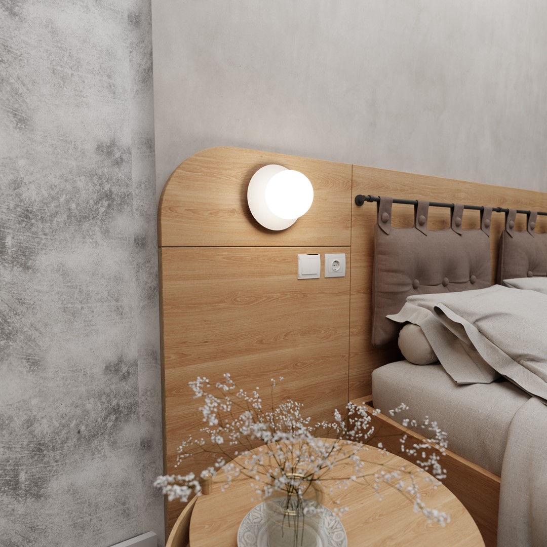 Minerva Ø15 Valkoinen seinävalaisin valmistajalta Emibig Lighting - Minerva-sein&auml;valaisin on t&auml;ydellinen ja monipuolinen koriste-elementti.