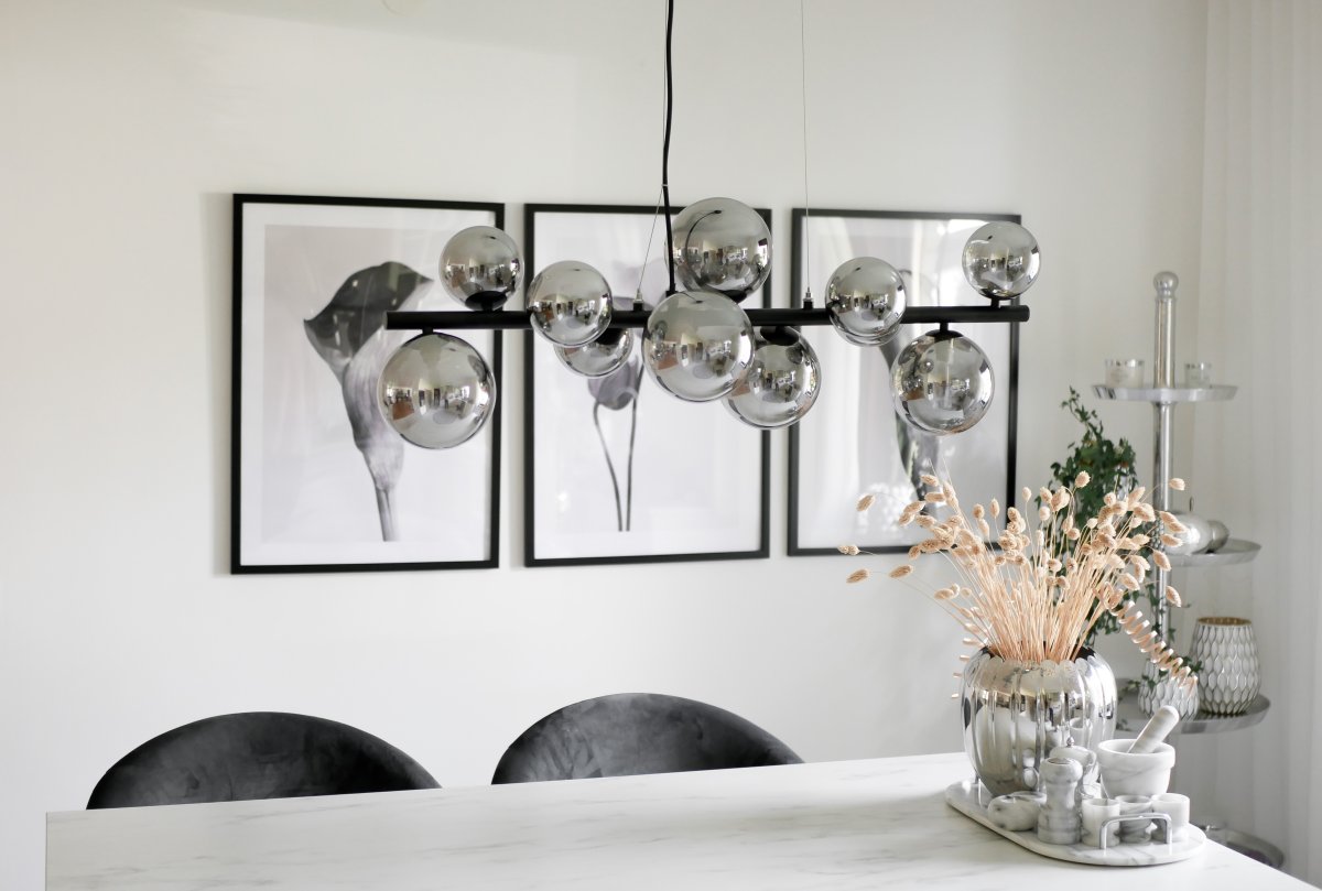 Molekyl 85cm Savun harmaa kattovalaisin valmistajalta Aneta Lighting - 