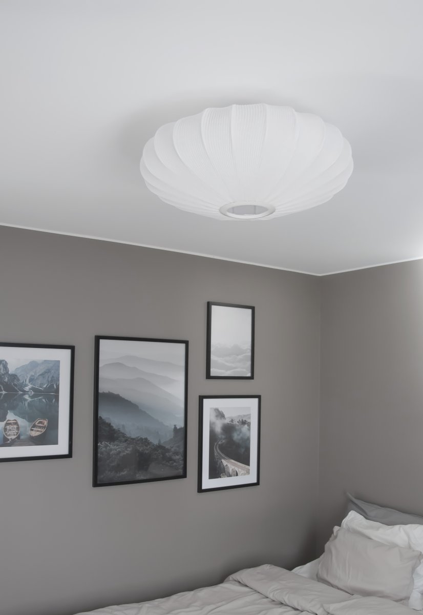 Mamsell Ø55 Valkoinen plafondi valmistajalta Aneta Lighting - Mamsmyydä tyylikäs katto, joka sopii pehmeän muotonsa ansiosta hyvin esimerkiksi makuuhuoneeseen.